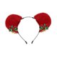 thumbnail image 3 of Diadema con orejas de animales Strade Fareast Limited Navidad Rojo 24 cm x 17 cm, 3 of 8
