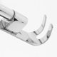 thumbnail image 4 of Onizador de Soporte de Bra de Toal Abatible, Estante de Toal de material acero Inoxidable Que Ahorra Espacio con Brazos de /4 pa , en Silver_3Bs Colco Estante de la toalla del cuarto de baño, 4 of 8