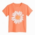 thumbnail image 4 of kpoplk Girl's Cartoon Graphic Tees Short Sleeve Crewneck Oversized Preppy T Shirt Cute Summer Tops(Orange,9-10 Y), 4 of 4