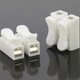 thumbnail image 4 of 500Pcs White No Soldering Welding Quick 2P Cable Wire Connector No Screw Terminal Block Spring Clam, 4 of 5