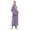 136_Purple, variant on Plus Size Cotton Robes for Women Fuzzy Women's Nightgowns & Sleepshirts Oversize Length Women's Sleepwear House Womens Robe Navy
