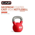 thumbnail image 4 of CAP, 25lb Neoprene Coated Kettlebell, Red, 4 of 5