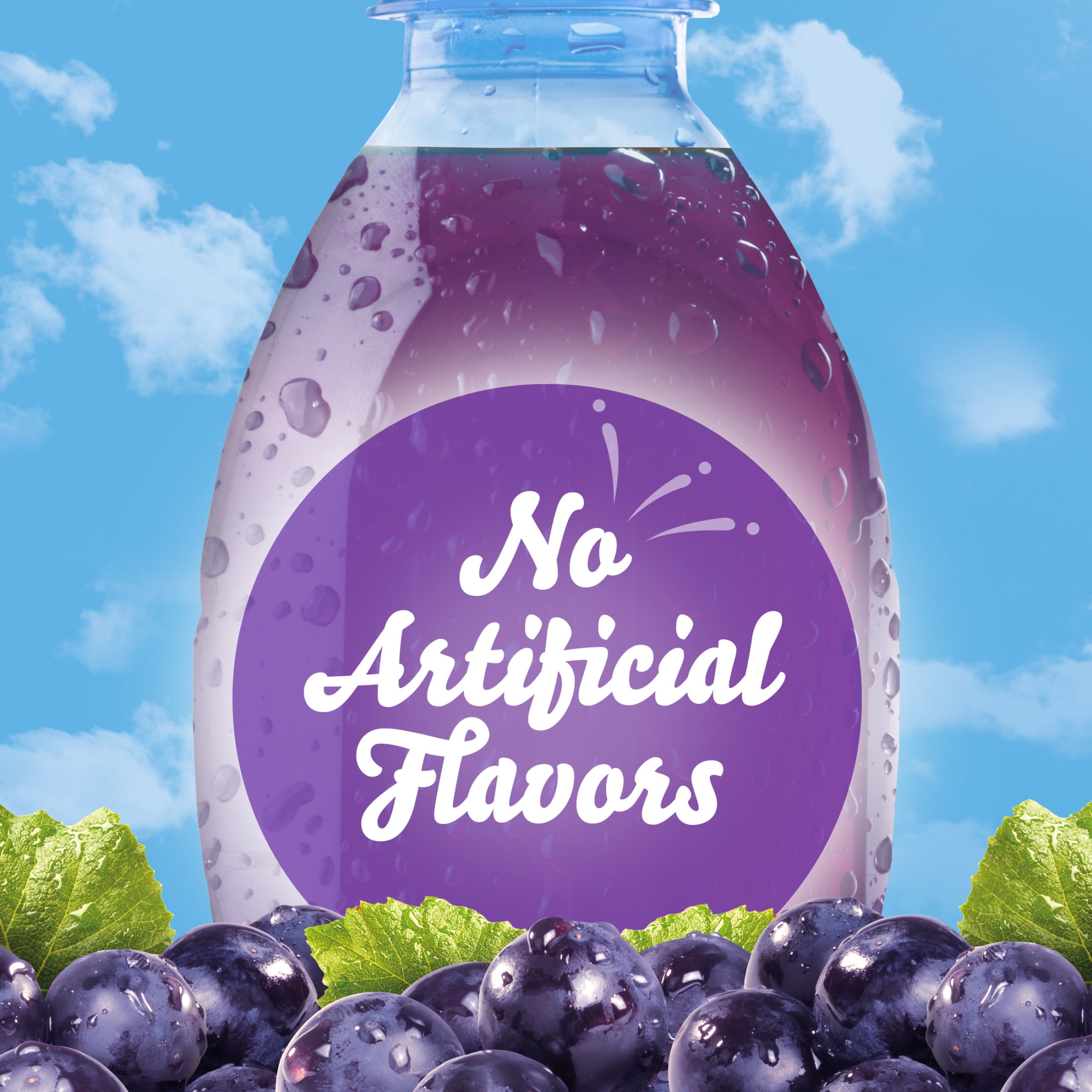 Crystal Light Drink Mix with Caffeine, 120 Packets, for Convenient On-the-Go Flavorful Hydration, Naturally Flavored Grape with other natural flavor, Zero Sugar, 0.11 oz each