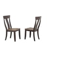 thumbnail image 5 of 7-Pc Pedestal Wood Dining Set in Gray/Black Stone, 5 of 6