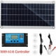 thumbnail image 3 of Panel solar de 300 W y 12 V, kit de panel solar, kit de cargador de batería con controlador de carga solar de 60 A para autocaravanas, yates, exteriores, jardines e iluminación, 3 of 4