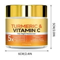 thumbnail image 3 of Fiudx Crema Facial de Cúrcuma, Fórmula Hidratante E Iluminadora, Tratamiento para Reducir Manchas Oscuras, Hidratante Suavizante, Rutina Diaria de Cuidado de La Piel, Todo Tipo de Piel, Solución de L, 3 of 6