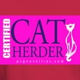 thumbnail image 3 of CafePress - Cat Herder 2 Fusia Web T Shirt - Men's Classic Graphic Cotton T-Shirt, 3 of 4