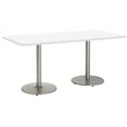 thumbnail image 6 of KFI Studios Mode 3.5' x 6' Bistro Table, River Cherry, Black, 6 of 6