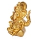 thumbnail image 4 of Estatua de Ganesha india Sincero escultura de elefante Dios hindú Resina Decorativa oro, 4 of 9