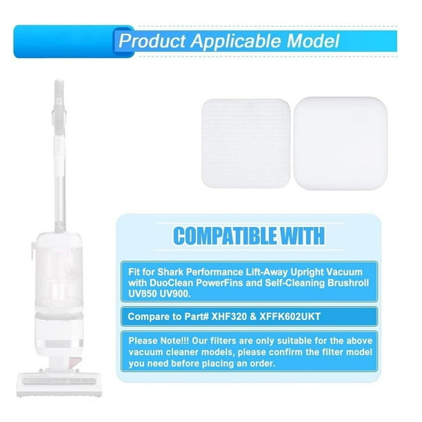 4 set Foam & Felt Filter Kits Shark UV850 UV900 vacuum Part