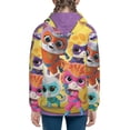 thumbnail image 4 of Super Kitties Hoodie 3D Print Pullover Hooded Long Sleeve Sweatshirts Tops Blouse with Pocket for Boys Girls Medium, 4 of 8