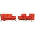 thumbnail image 2 of Modway Beguile 3 Piece Fabric Sofa Set in Sunny, 2 of 7