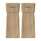 thumbnail image 2 of Calentadores de piernas para mujer, accesorios de ropa, calentadores de piernas tejidos para deportes. Caqui, 2 of 9
