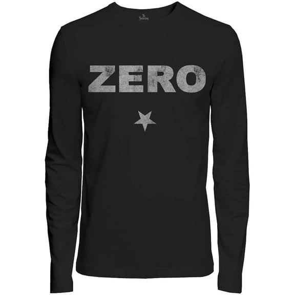 The Smashing Pumpkins Unisex Long Sleeve T-Shirt Zero Distressed (Small)