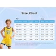 thumbnail image 6 of Fdqin Boys Athletic Shorts Set 6 Pieces Basketball Jersey Outfits for Kids Sleeveless Tank Top and Shorts Summer Activewear Red Yellow Blue 7-8Years, 6 of 8