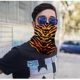 thumbnail image 3 of Big Cat Leopard Tiger King of the Jungle Balaclava Sun Gaiter Face Mask Headwear, 3 of 7