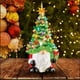 thumbnail image 2 of Advancent Árbol de Navidad de resina con forma de anciano, linterna navideña creativa con forma de enano para una escena con un toque festivo. Kits de decoración para fiestas, 2 of 6
