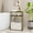 Forest Green + Camel Brown, variant on Leomonio Narrow Side Table, Slim End Tables with Fabric Basket, Skinny Table for Small Spaces, Thin Bedside Table for Living Room, Bedroom (1, Ebony Black + Slate Gray)