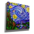 thumbnail image 2 of Epic Graffiti 'Starry Night 1' by Howie Green, Canvas Wall Art, 12"x12", 2 of 8