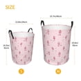 thumbnail image 4 of Uemuo Poodle Dog Pattern Circular Laundry Hamper Basket with handles,Collapsible laundry basket,Large capacity laundry hamper,Laundry Organizer-Medium, 4 of 8