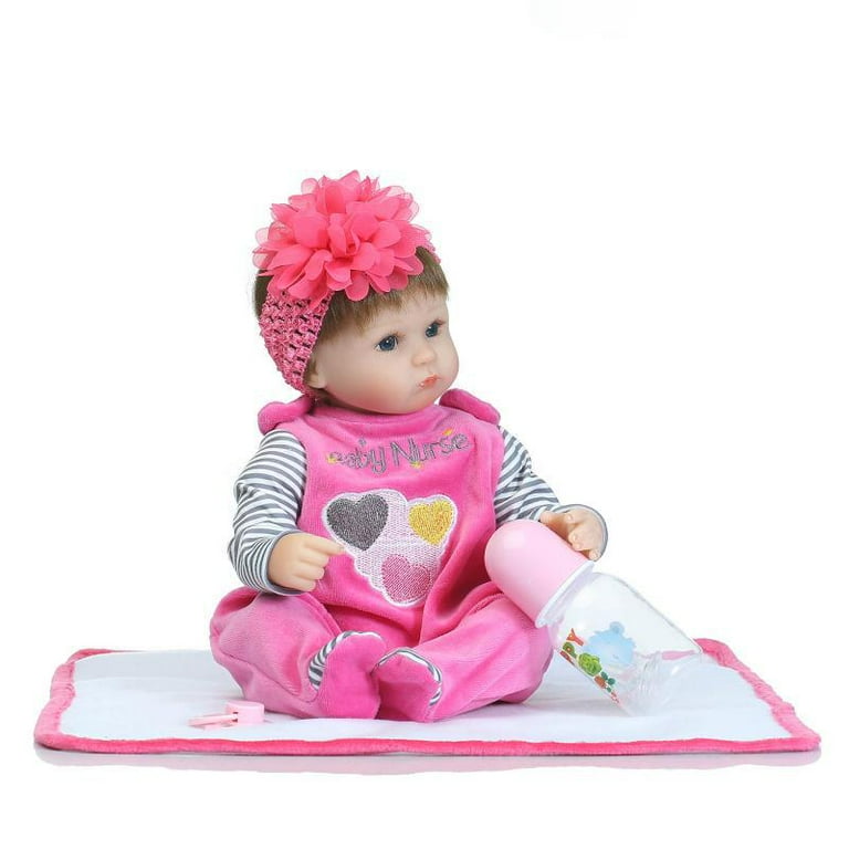 40cm/15.75inch Realistic Reborn Baby Dolls Look Real Life Toddler