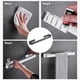 thumbnail image 3 of Toallero Toallero Toallero Baño Toallas Estante Percha Negro Plata Aluminio-Magnesio Colgar En La Pared Toallero Organizador Cocina Estante De Almacenamiento Yuarrent HA024331-01, 3 of 6