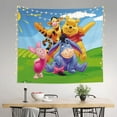 thumbnail image 4 of Winnie The Pooh Tapestry Wall Hanging Wall Art Decor Wall Tapestry For Living Room Bedroom Dorm 60x51 inch, 4 of 7