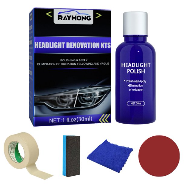 huoge Headlight Restoration Kit Headlight Polishing Kit Headlight