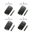 thumbnail image 2 of VONKY ABS Car Key Shell Portable Detachable Replacing Protective Stylish Scratchproof Automotive Fob Case Guard Accessories 3 Key Left 1Set, 2 of 6