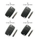thumbnail image 2 of Kenally Carcasa de llave de coche ABS portátil desmontable reemplazo protector plegable a prueba de arañazos automotriz Fob funda protectora Dispositivos antirrobo 3 Tecla Izquierda Kenally VI018356-03, 2 of 6