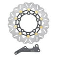 thumbnail image 2 of Motorcycle Front Wheel Brake Disc Rotor with Improved Design, Enhanced Stability, Upgraded Performance for Pcx125 Pcx150 Pcx160 2021 2024, Made of Stainless Steel and Aluminum, 2 of 7
