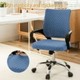 thumbnail image 4 of KGJQ Office Chair Cover Universal Rotating Chair Slipcovers Protector Removable Washable Office Armrest Stretchable Chair Seat Covers, 4 of 8