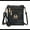 Black, variant on Gaia Crossbody Bag, Signature Vegan Leather Shoulder Bag Handbag by Mia K - Burgundy