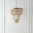 thumbnail image 7 of Safavieh Aleynne 4-Light 20.75" Glam Iron Chandelier, Gold/Natural, 7 of 7