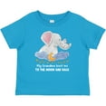 thumbnail image 3 of Inktastic My Grandma Loves Me to the Moon and Back Elephant Family Boys or Girls Baby T-Shirt, 3 of 5