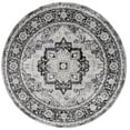 thumbnail image 2 of SAFAVIEH Brentwood Emalee Oriental Area Rug, Black/Ivory, 6'7" x 6'7" Round, 2 of 10