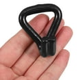 thumbnail image 5 of Clispeed 10Pcs Black Plastic Coated Double J Hooks for Garage and Cargo Binding, 5 of 8