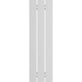 thumbnail image 4 of Ekena Millwork 17 1/8"W x 61"H True Fit PVC Three Board Spaced Board-n-Batten Shutters, White (Per Pair - Hardware Not Included), 4 of 8