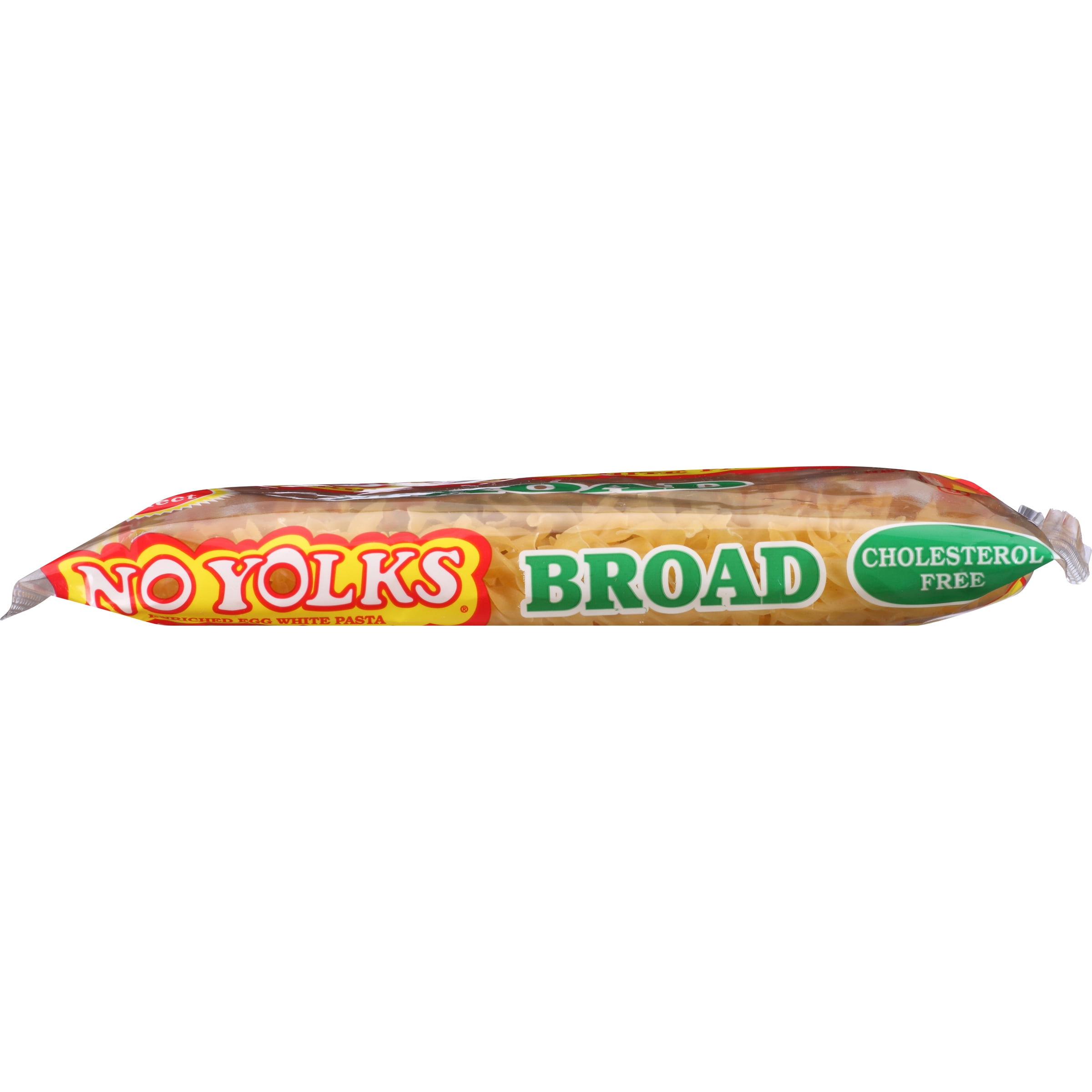 (6 pack) No Yolks Enriched Egg White Pasta Broad, 12.0 OZ