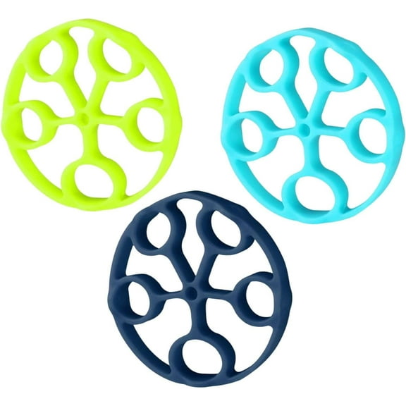 3 Pcs Grip Strength Trainer | 3pcs Finger Tension Trainer,Finger Flexibility and Strength Exerciser for Rock Climbers, Tennis Players, Bass Players, Guitarists, Five-Hole