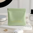 thumbnail image 4 of PENGXIANG Lipstick Bag Automatic Closing Water Resistant Solid Color Dustproof Elastic Sheet Faux Leather Mini Earphone Jewelry Organizer for Daily Use, 4 of 9