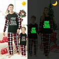 thumbnail image 1 of Pijama familiar a juego de Navidad, Conjunto de pijama rojo luminoso, Jesús es la razón, 1 of 3