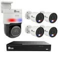 thumbnail image 1 of Elder AI Security Camera System PTZ 12MP NVR 8Ch PoE, 5-Camera 4K 30FPS Dual-Light Outdoor 3TB, Sony Sensor & NDAA, Face & License Plate, Full Color Surveillance Wired NocVU Series, 1 of 10