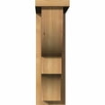 thumbnail image 2 of 5 1/2"W x 14"D x 18"H Ridgewood Smooth Corbel w/Backplate, Western Red Cedar, 2 of 9