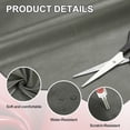 thumbnail image 3 of Uxcell Faux Leather Fabric, 1 Yard Waxed PU Leather Upholstery Fabric for DIY Crafts, Gray, 3 of 6