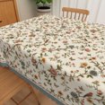 thumbnail image 5 of Nanqianyi Vintage Beige Floral Tablecloth,52x70 Inch,Stain Resistant Waterproof Table Cover for Dining Room Kitchen Party Decor, 5 of 6