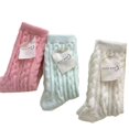 thumbnail image 5 of Los niños de calcetines de peluche agregan terciopelo en otoño e invierno y engrosan los calcetines de tubo medio de color con calcetines de Media Luna gruesos (5 pares), 5 of 5