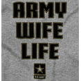 thumbnail image 2 of US Army Wife Life Military Logo Women's T Shirt Ladies Tee Brisco Brands S, 2 of 5