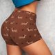 thumbnail image 4 of Fotbe Dachshund Dog Puppy Shorts Sin Costuras – Shorts Deportivos de Cintura Alta para Mujer, Elásticos para Gimnasio, Yoga, Running o Ciclismo-Small, 4 of 8