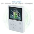thumbnail image 1 of Mince Léger Portable, Écran HiFi Lecteur MP3 MP4 Musique Couleur USB Bouton Rond Blanc, 1 of 8